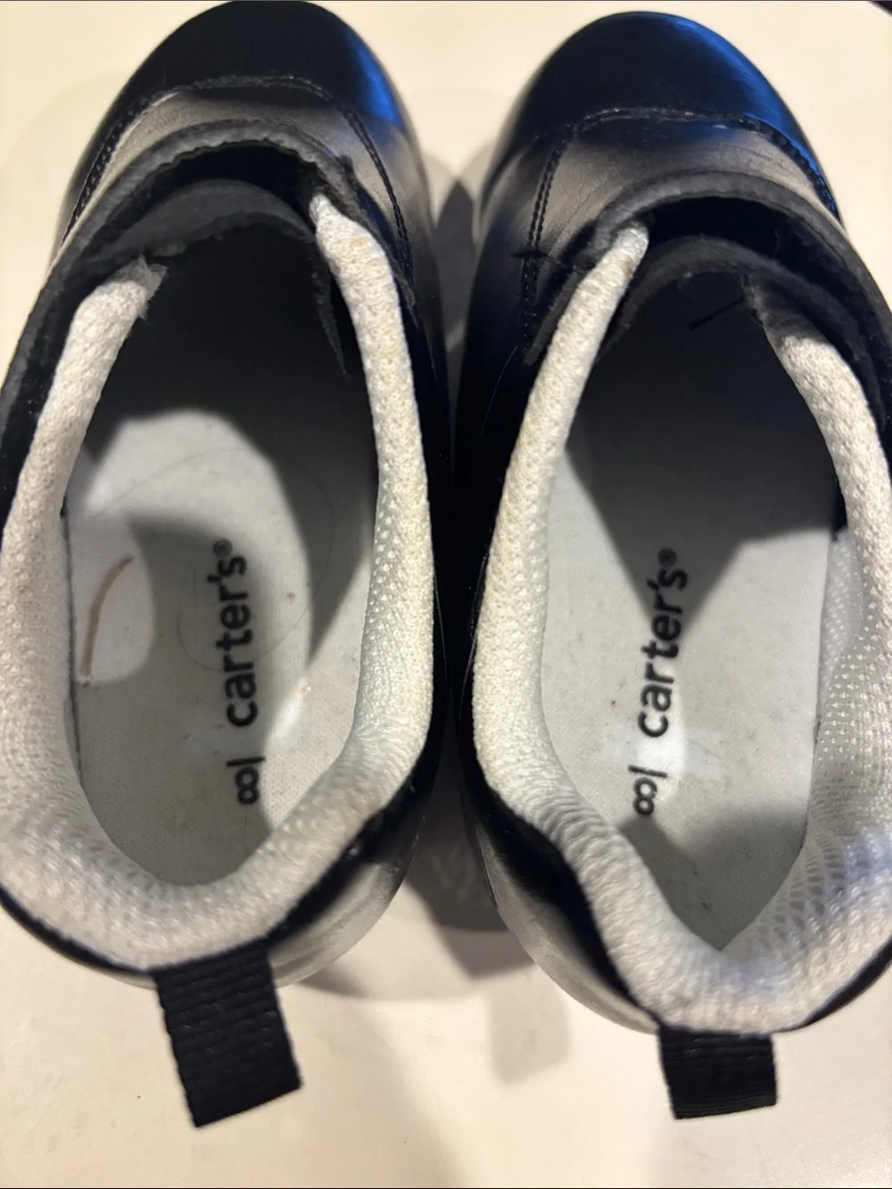 Carter's Black and White Kids Soccer Cleats